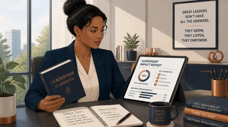 Professional development through leadership bestseller books and self-assessment
